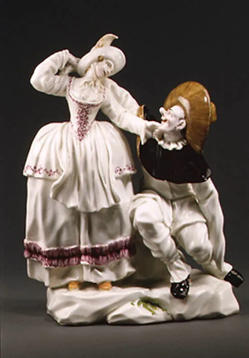 Pulcinella and Companion — Real Fabrica de Buen Retiro