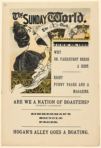 The Sunday World, June 28 — Anonymous, American, 19th century|The New York World