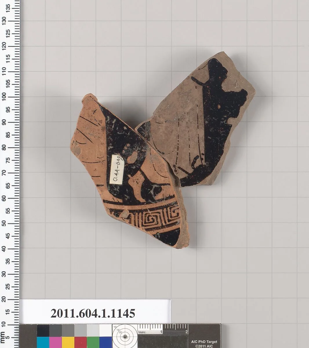 Terracotta fragment of a kylix (drinking cup) — Unknown