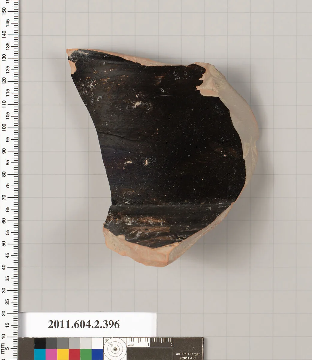 Terracotta fragment of a column-krater (bowl for mixing wine and water) — Unknown