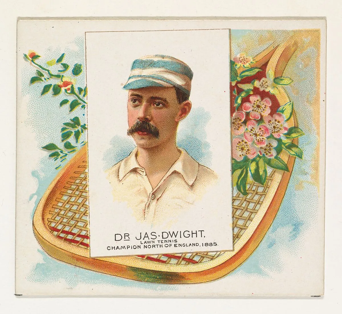 Dr. James Dwight, Lawn Tennis Champion North of England of 1885, from World's Champions, Second Series (N43) for Allen & Ginter Cigarettes — Lindner, Eddy & Claus|Allen & Ginter