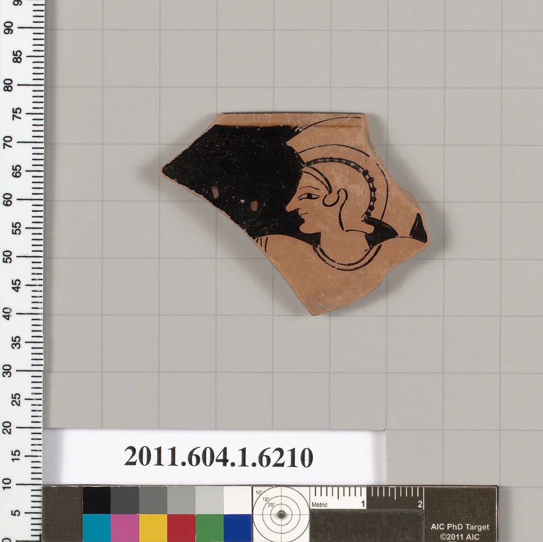 Terracotta rim fragment of a kylix (drinking cup) — Unknown