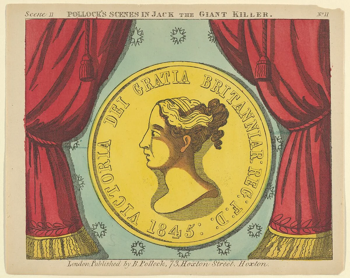 Scene 11, from Jack and the Giant Killer, Scenes for a Toy Theater — Benjamin Pollock