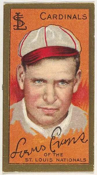 Louis Evans, St. Louis Cardinals, National League, from the "Baseball Series" (Gold Borders) set (T205) issued by the American Tobacco Company — American Tobacco Company