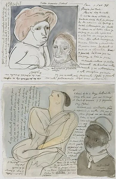 Nymphomaniac and Ancient Prostitute — José Luis Cuevas