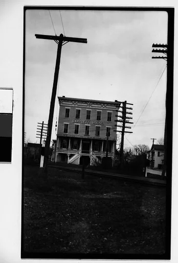 [Bartlett House Hotel, Seen from Across Railroad Tracks, Ghent, New York]
