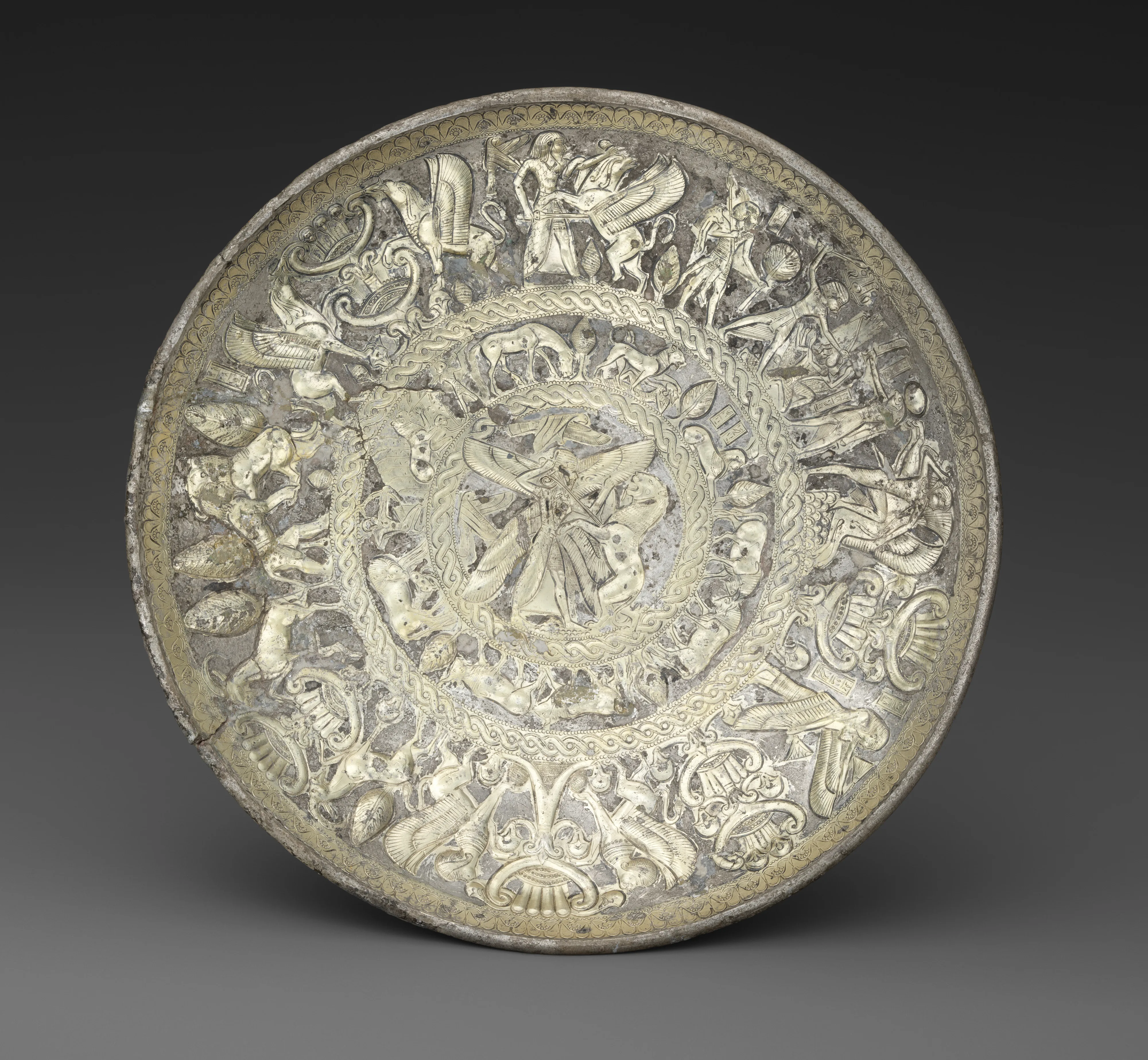 Silver-gilt bowl — Unknown