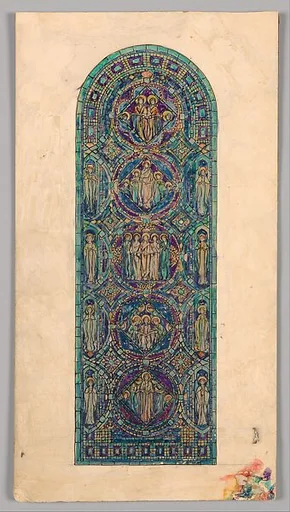 Design for "Angels of Praise" window
