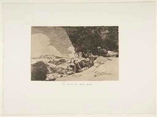 Plate 23 from "The Disasters of War" (Los Desastres de la Guerra): 'The Same Elsewhere' (Lo mismo en otras partes)