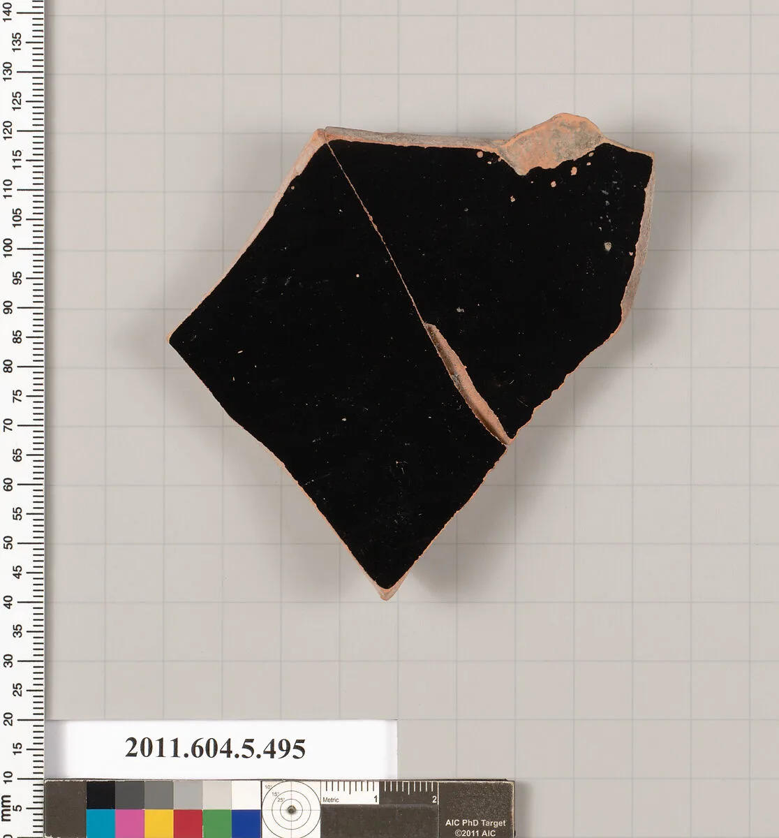 Terracotta fragment of a kylix (drinking cup) — Unknown