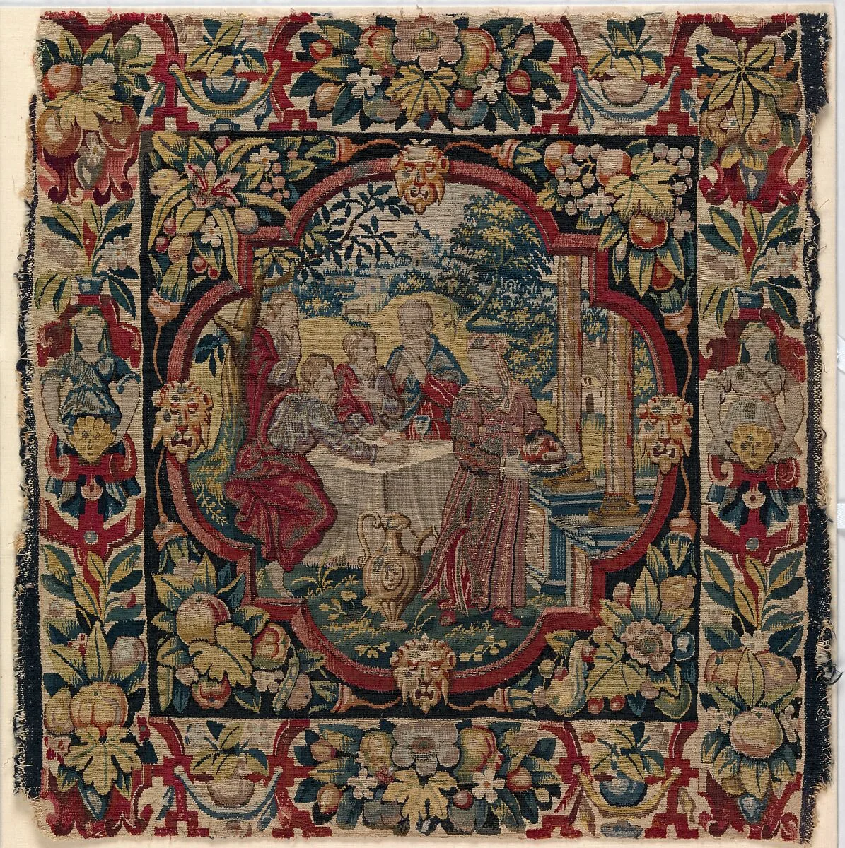 Abraham Entertaining the Angels from the Story of Abraham — Unknown