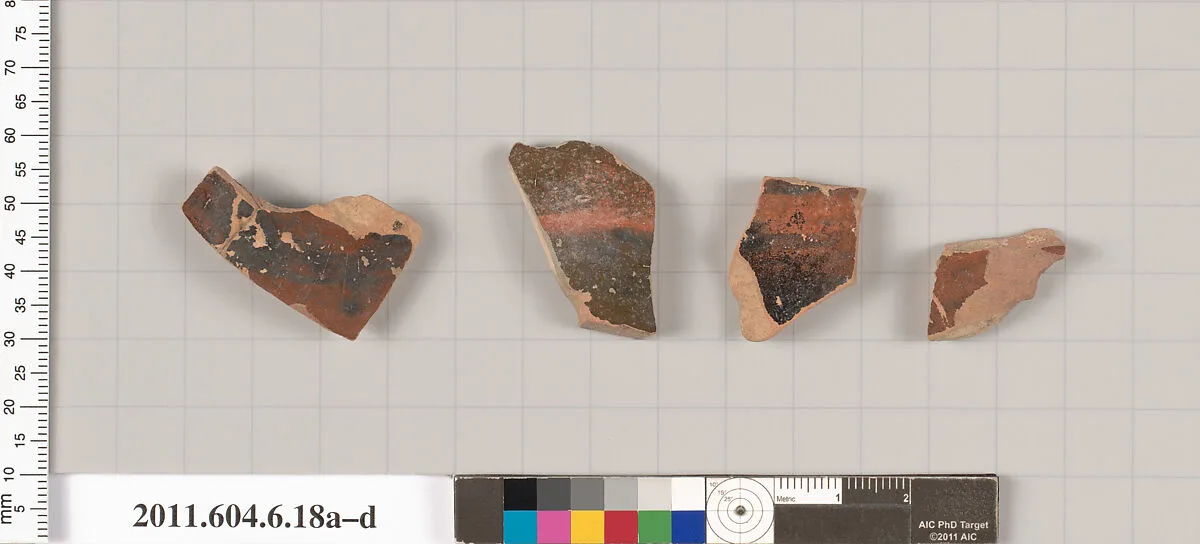 Terracotta fragments of open shapes — Unknown