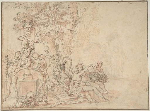 Satyrs Preparing for a Festival