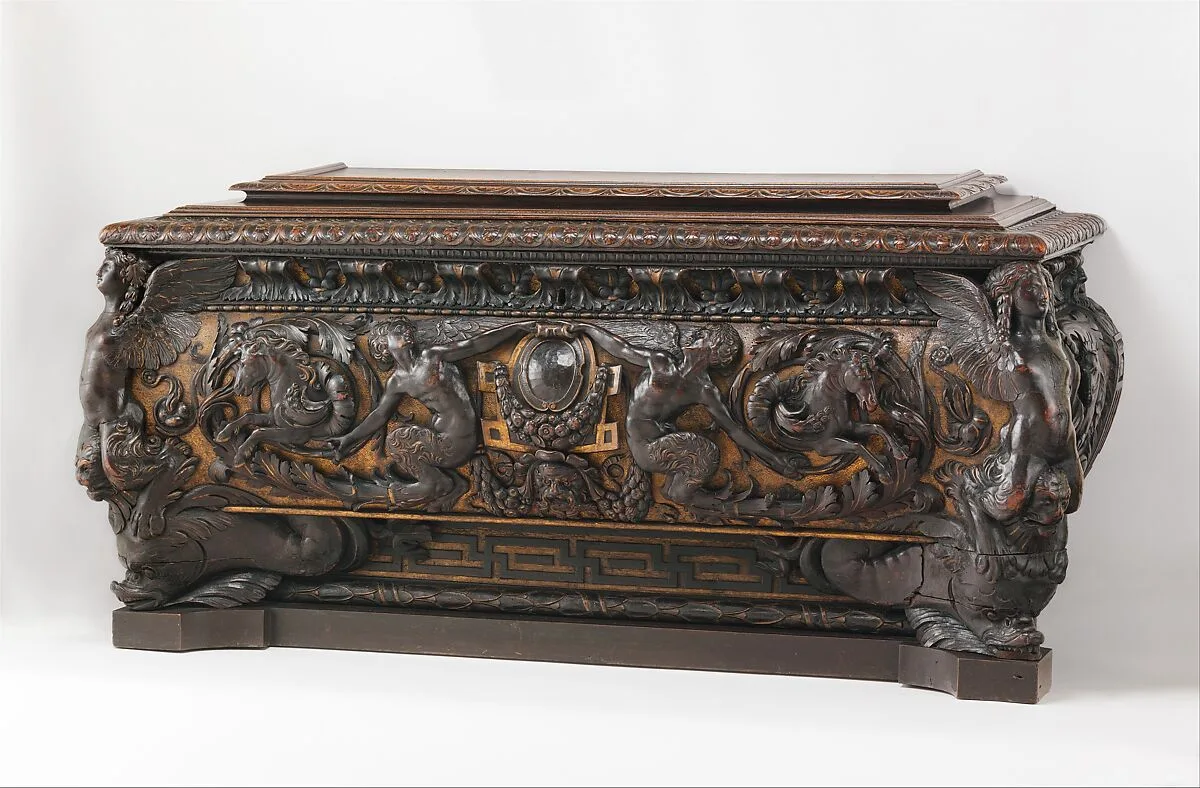 Cassone (one of a pair) — Unknown