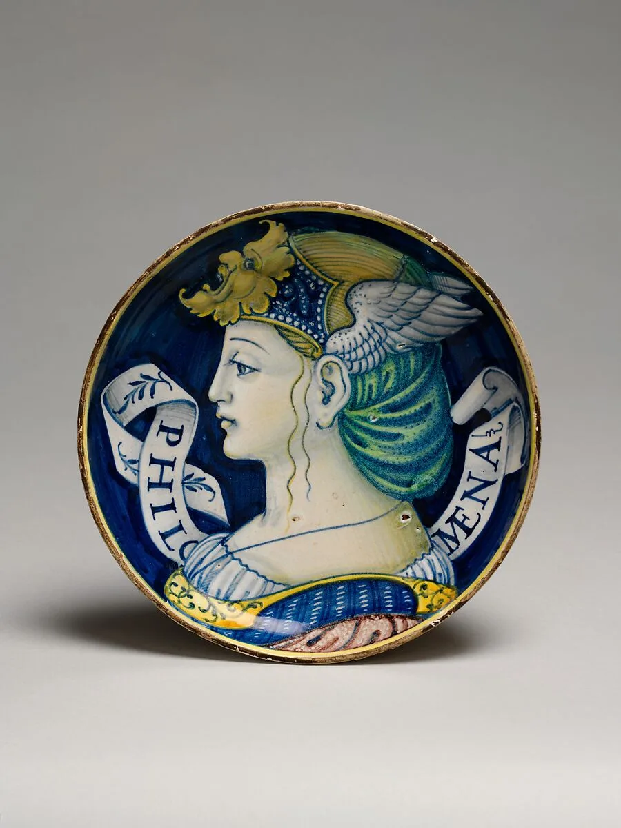 Plate (one of a pair) — Nicola da Urbino