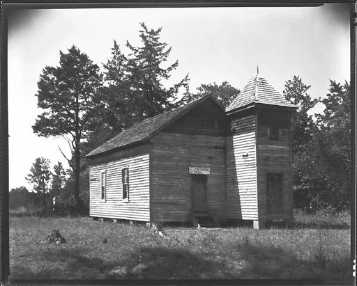 [St. Matthew Schoolhouse, Near Sawyerville, Hale County, Alabama]