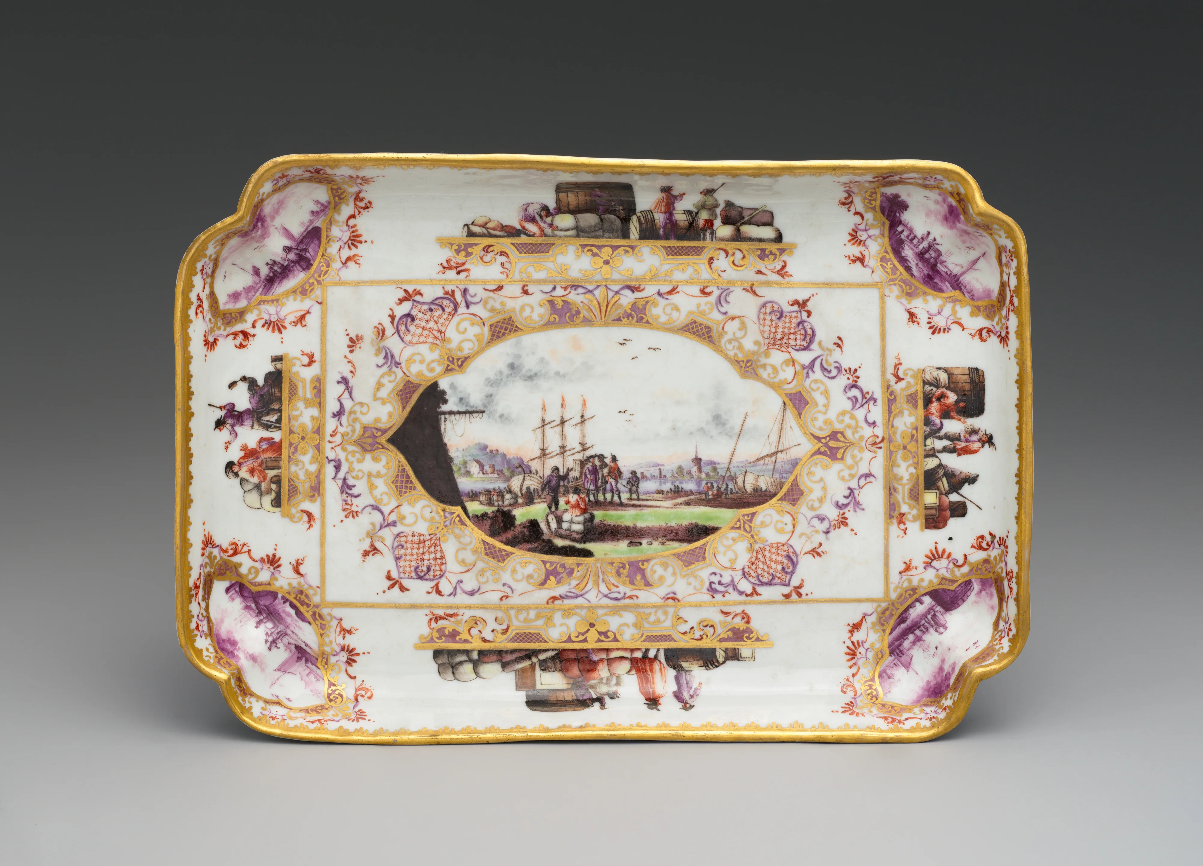 Tray (part of an inkstand) — Meissen Manufactory