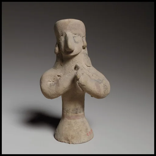 Standing male lyre player