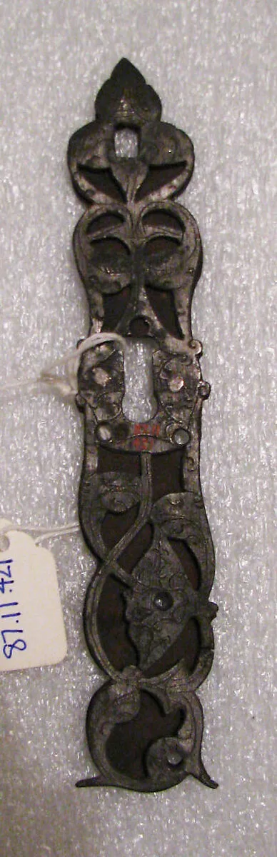Escutcheon of lock — Unknown