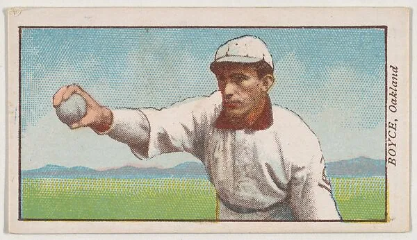 Boyce, Oakland, from the "Obak Baseball Players" set (T212), issued by the American Tobacco Company to promote Obak Mouthpiece Cigarettes — American Tobacco Company