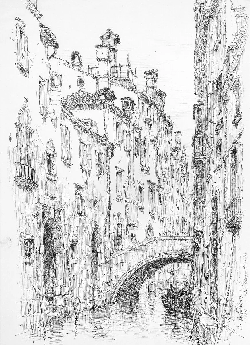 Rio della Verona, Venice — Andrew Fisher Bunner
