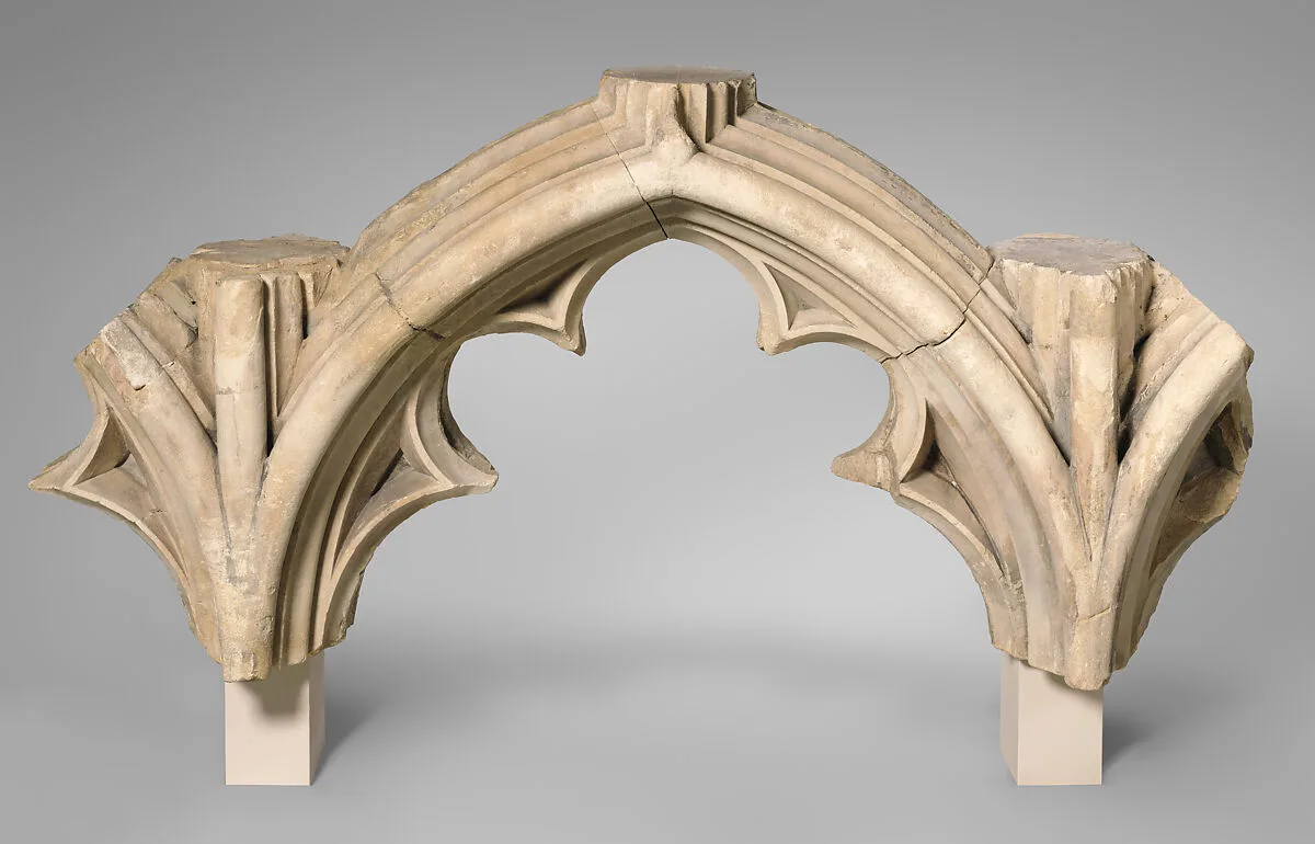 Tracery Arcade from the Great South Window of Canterbury Cathedral — Master Mason Stephen Lote|Master Mason Thomas Mapilton