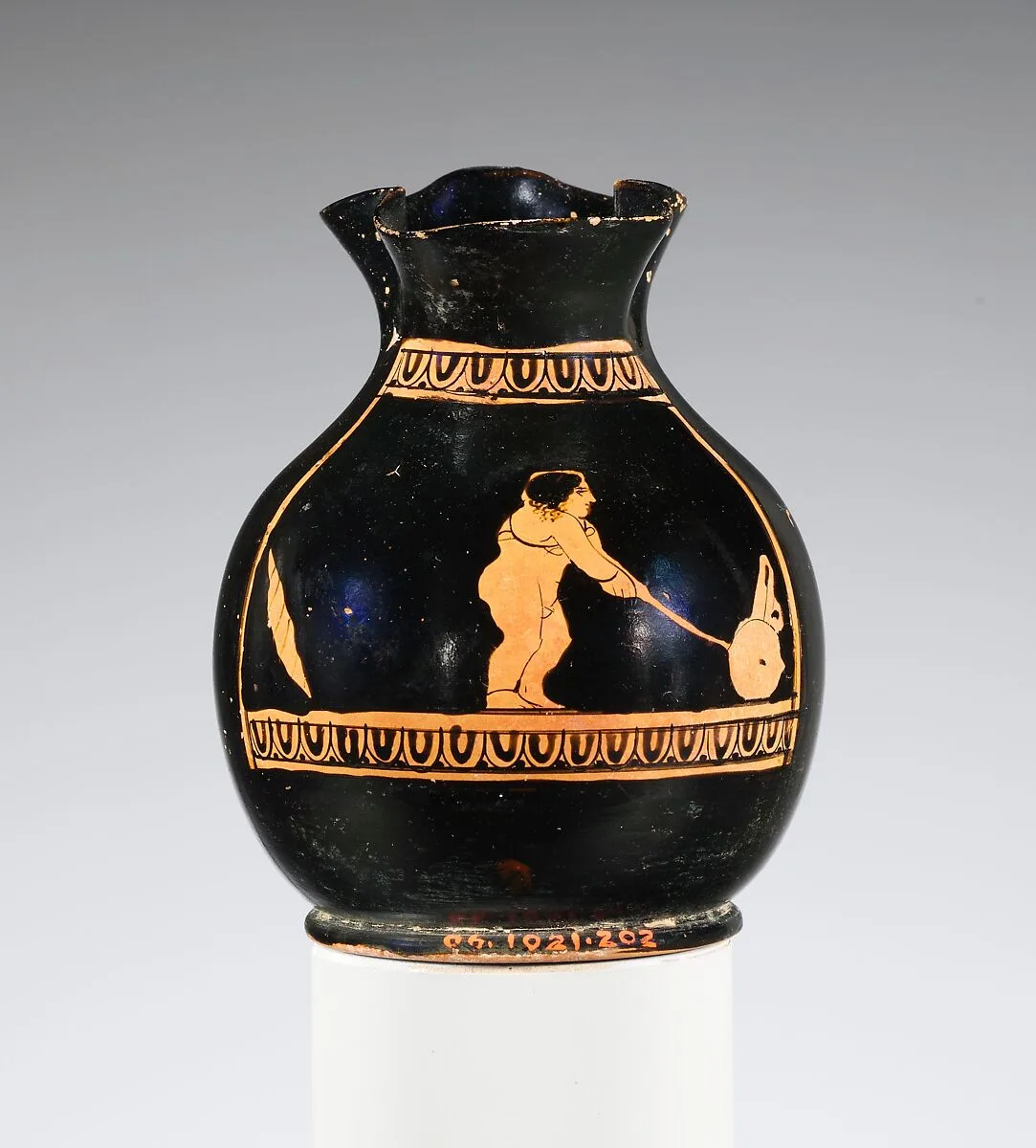 Terracotta oinochoe: chous (jug) — Unknown