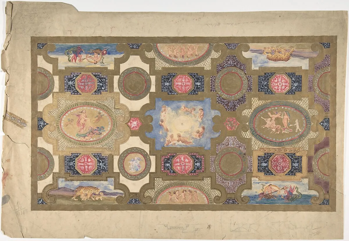 Ceiling Design — Anonymous, British, 19th century