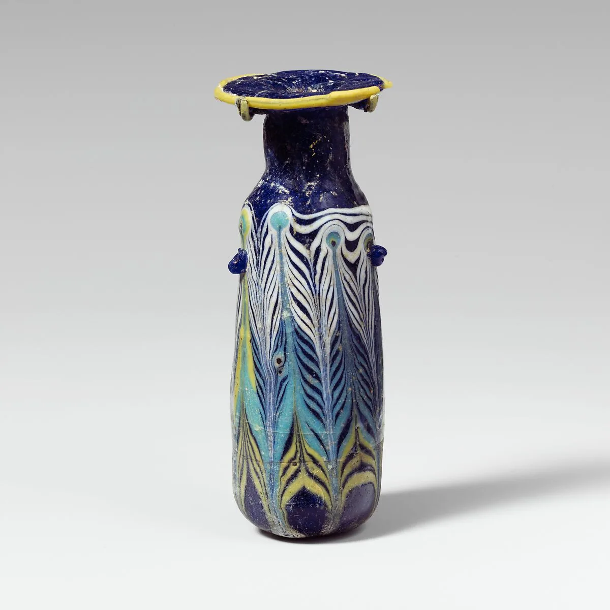 Glass alabastron (perfume bottle) — Unknown