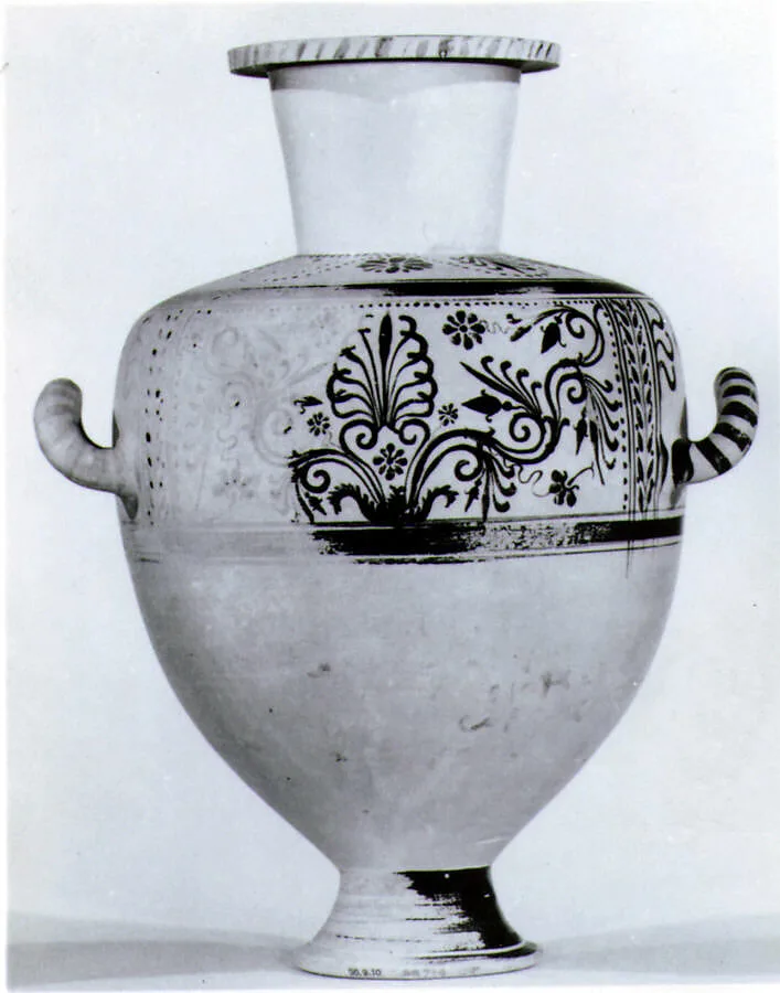 Terracotta Hadra hydria (water jar) — Unknown