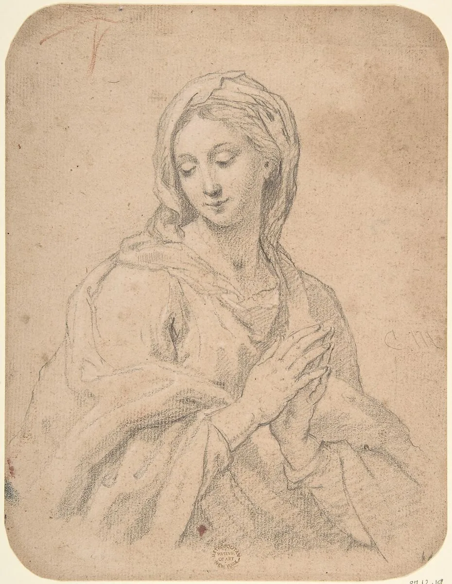 Madonna, after Carlo Maratta — Anonymous, Italian, Roman-Bolognese, 17th century