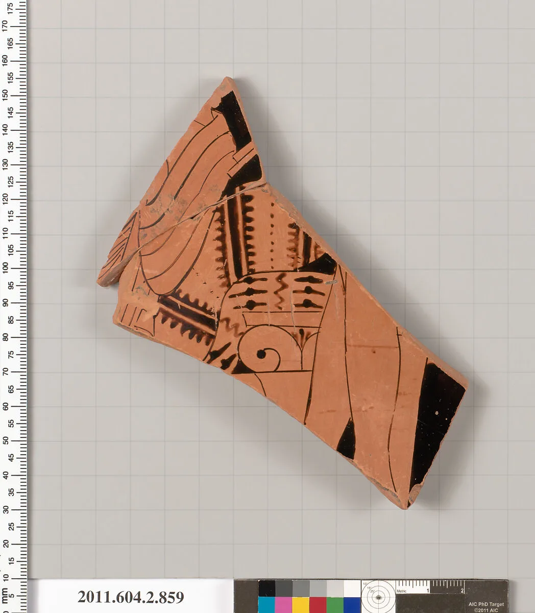 Terracotta fragment of a bell-krater (bowl for mixing wine and water) — Unknown