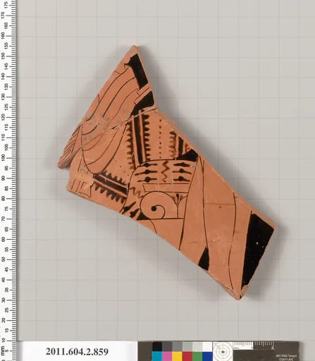 Terracotta fragment of a bell-krater (bowl for mixing wine and water)