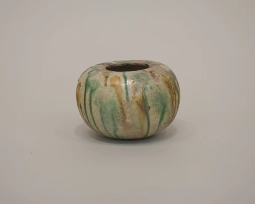 唐  三彩陶罐|Miniature alms bowl