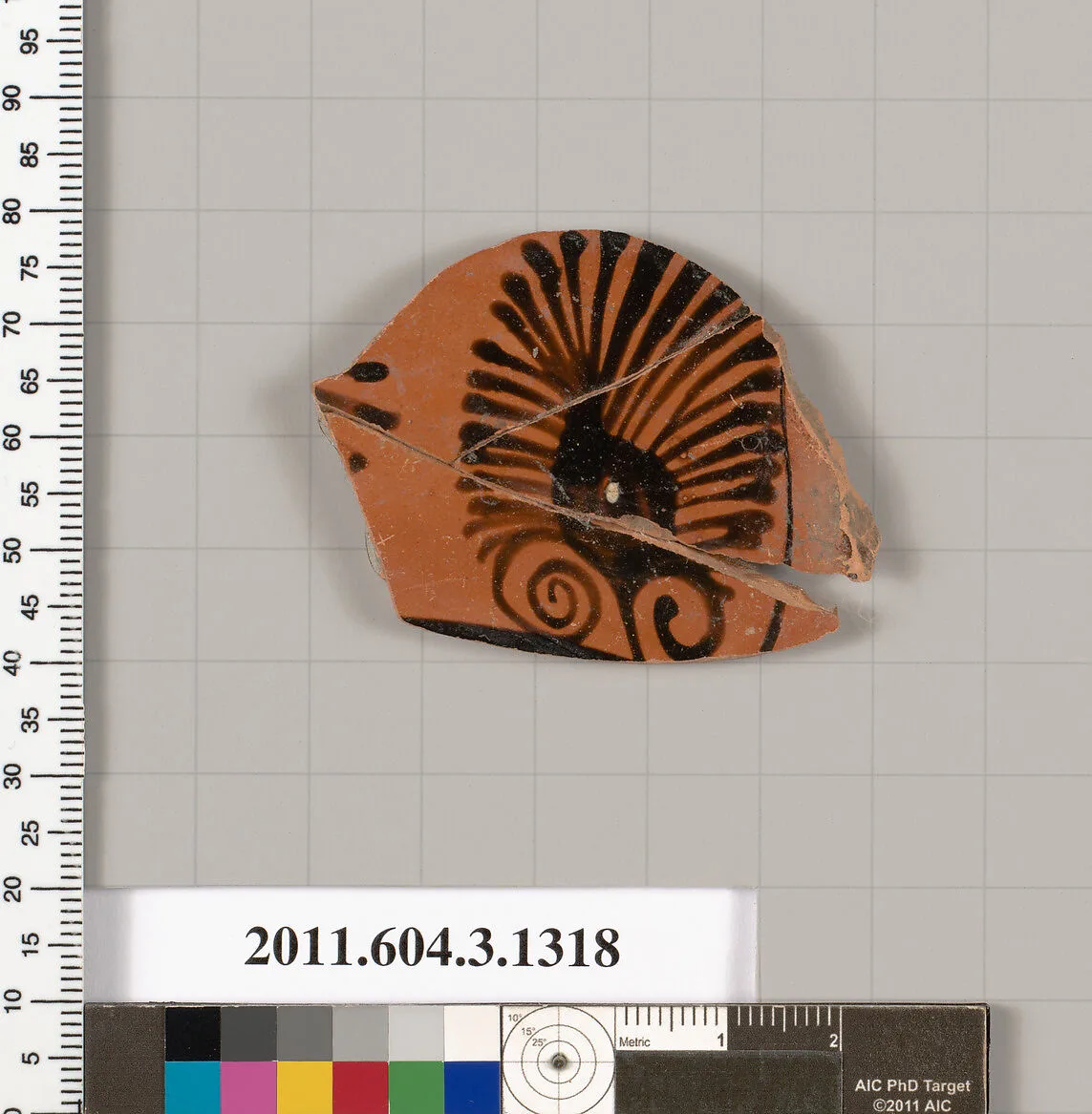 Terracotta fragment of a skyphos (deep drinking cup) — Unknown