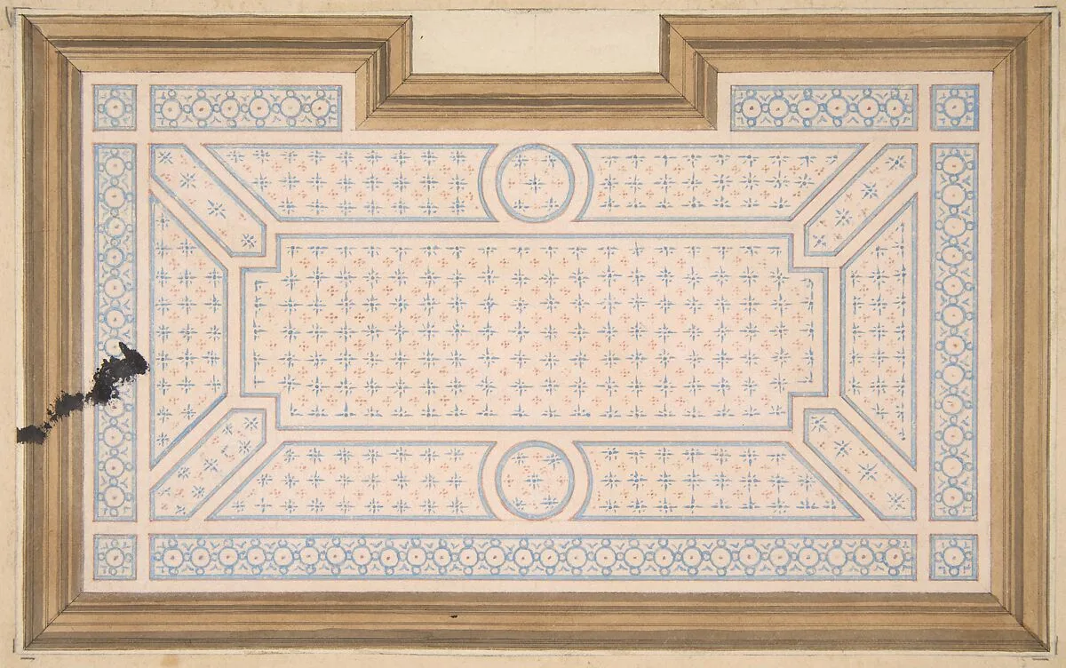 Design for a ceiling — Jules-Edmond-Charles Lachaise|Eugène-Pierre Gourdet