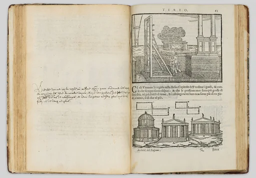 I Dieci libri d'architettura di Gio: Antonio Rusconi. Secondo i precetti di Vitruvio, novamenti ristampati, & accresciuti della Prattica degl'Horologi Solari
