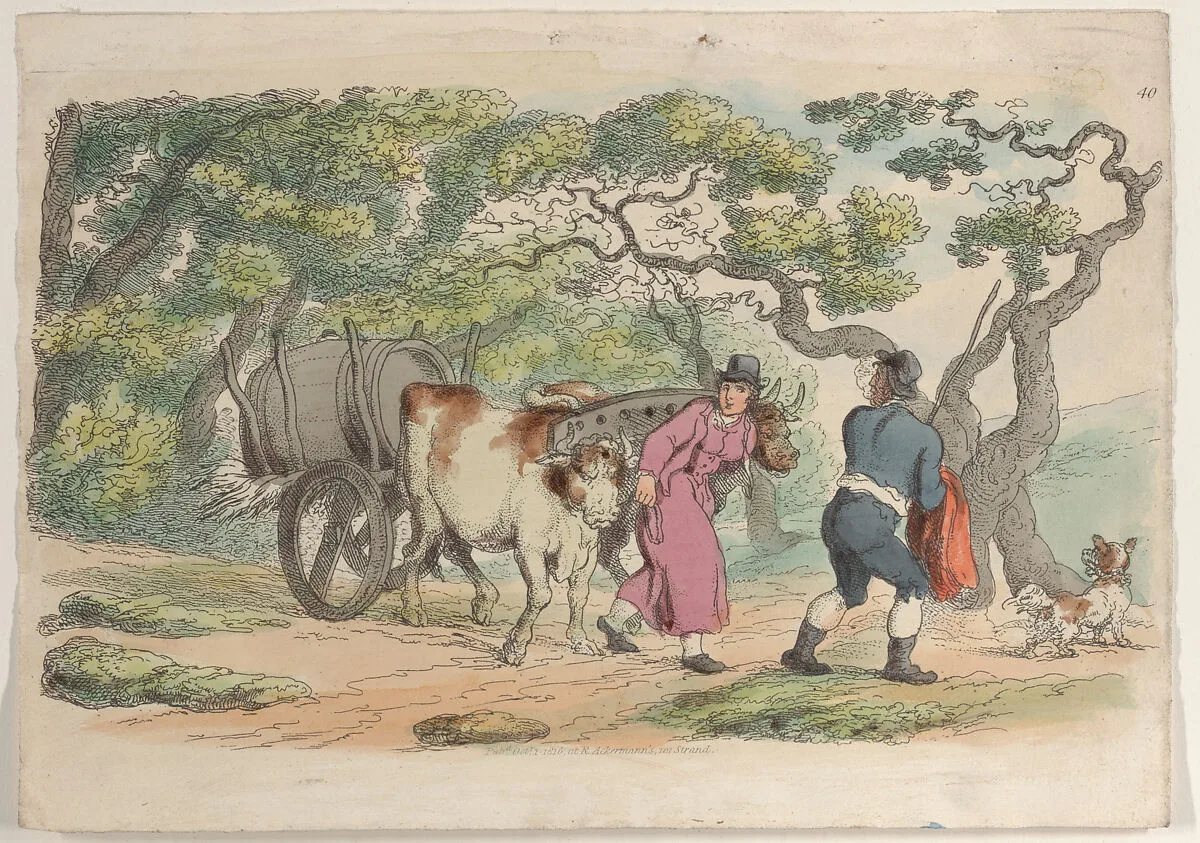 Plate 40, from "World in Miniature" — Thomas Rowlandson|Rudolph Ackermann, London