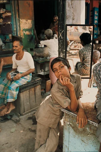 A Young Assistant of a Betel Leaf Seller, Benares, Uttar Pradesh