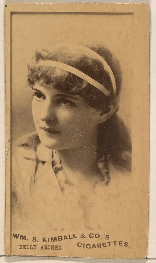 Belle Archer, from the Actresses series (N203) issued by Wm. S. Kimball & Co. — William S. Kimball & Company