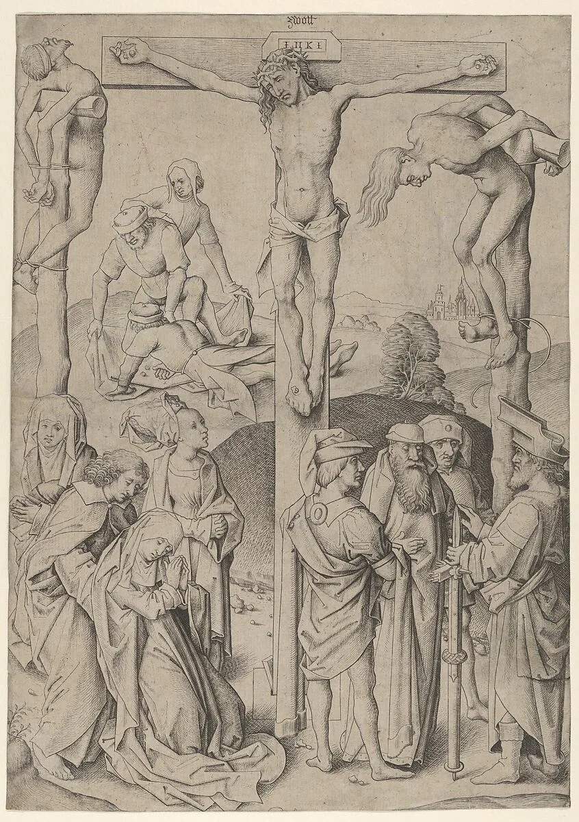 The Crucifixion — Master IAM of Zwolle