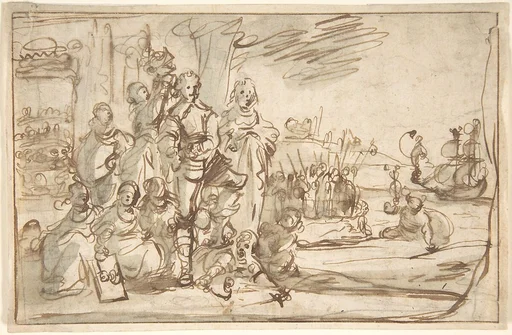 Allegorical Portrait of a Commander and His Wife