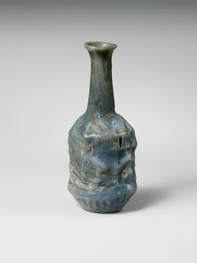 Glass hexagonal bottle