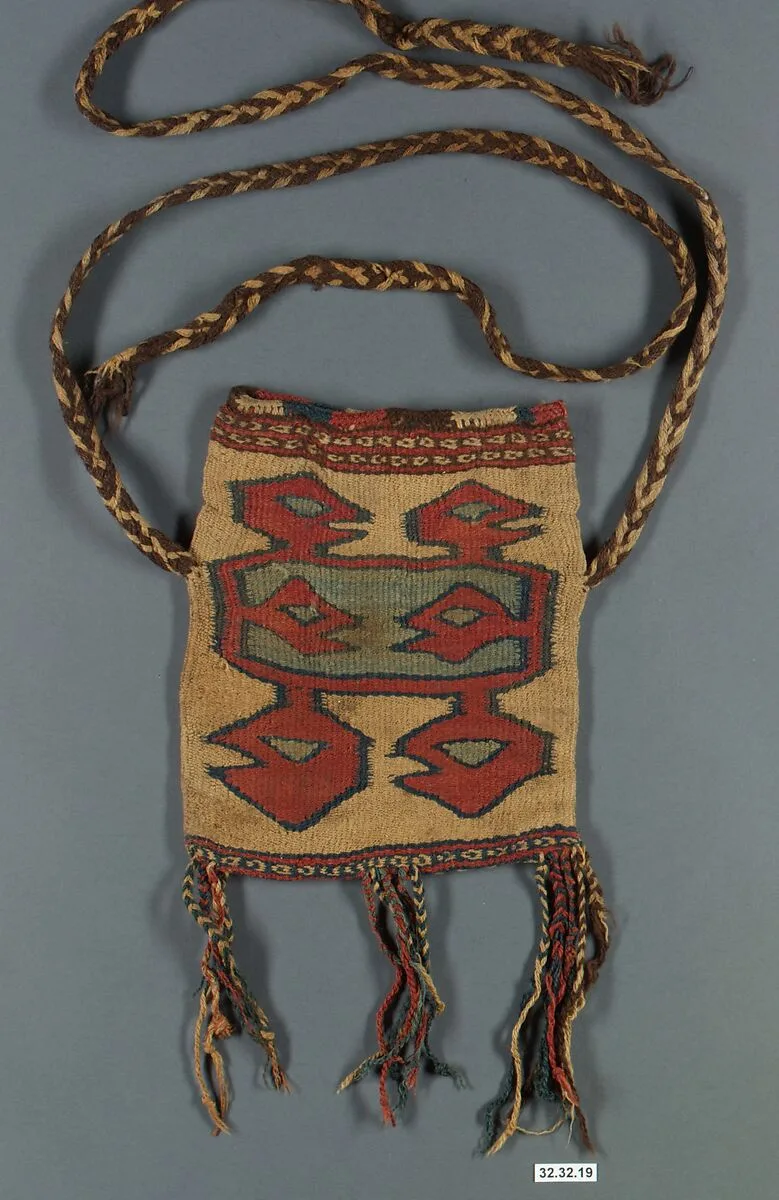 Tapestry Bag with Fringes — Unknown