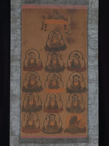 十三仏図大津絵|Ōtsu-e of Thirteen Buddhist Deities