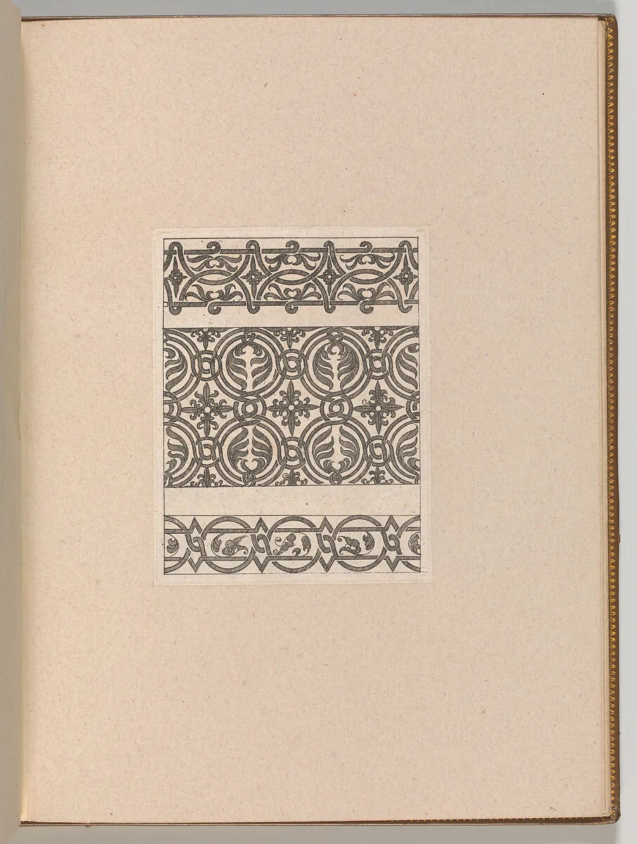 Copies after the 'Livre contenant passement de moresques' (plate 15) — Jacques Androuet Du Cerceau
