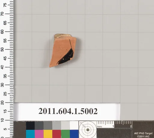 Terracotta fragment of a kylix (drinking cup)
