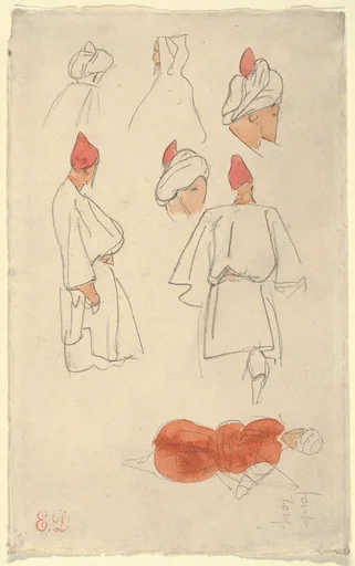 Seven Studies of Moroccan Men's Costume