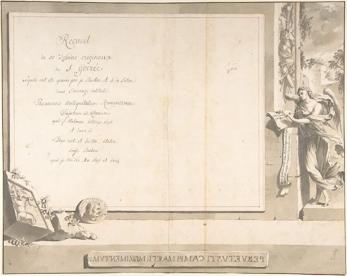 Frontispiece for "Thesaurus Antiquitatum Romanarum" — Jan Goeree