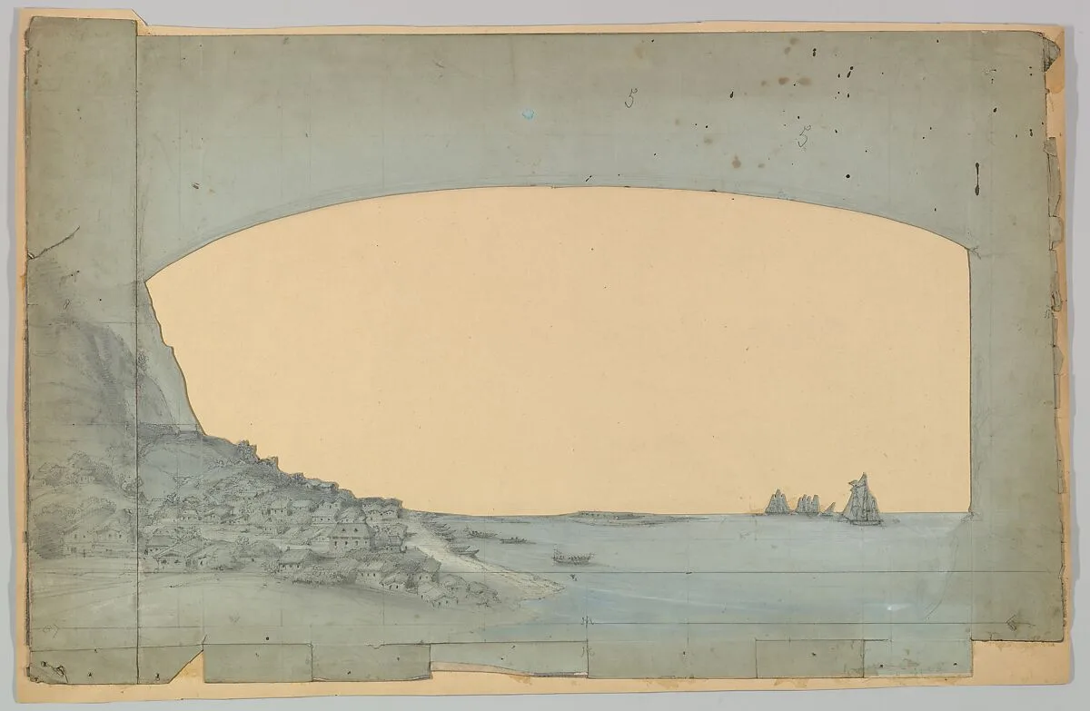 Design for a Stage Set — Eugène Cicéri